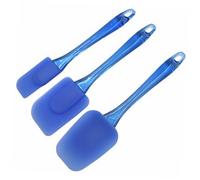 TOGEVAL Juego de 3 Espátulas de Silicona Resistentes al Calor Raspadores de Cocina de Silicona de Diferentes Tamaños para Hornear y Preparar Pasteles Utensilios de Cocina Aptos para