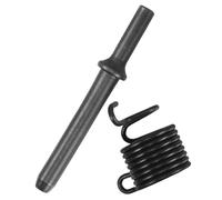 TOGEVAL Juego de Cabeza para Remachadora Neumática, Broca de Cincel de Acero de Aleación Resistente, Remaches Sólidos y Semihuecos 3-8mm, Accesorio para Martillo Neumático Adecuado
