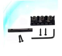 TOGEVAL Juego de Retenedores de Cuerdas de Guitarra Tuerca Guitarra de Accesorio para Floyrose de Color Negro