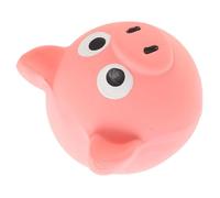 TOGEVAL Juguete Masticable para Perros Forma de Cabeza de Cerdo Rosa, Resistente para Cachorros y Perros Medianos, Juguete Chirriante de Látex Adecuado para Entretenimiento Interior