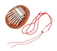 TOGEVAL Kalimba De Madera Mini De Teclas Para Principiantes Piano De Pulgar Portátil Para Adultos Instrumento Musical Práctico y Ligero Para Aprender y Disfrutar Cualquier Lugar