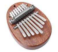 TOGEVAL Kalimba Portátil de Madera y 8 Tonos o Multifuncional Mini Piano de Pulgar Instrumento Musical Fácil de Llevar Adecuado para Obsequio Presentación en Escenario