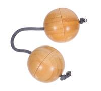 TOGEVAL Kashaka Instrumentos De Percusión Manual De Bambú Para Principiantes, Maracas Rítmicas Portátiles Para Educación Musical y Fiestas Familiares, Bola De Arena Agitada Ligera y Duradera