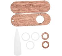 TOGEVAL Kazoo De Madera Portátil Instrumento Musical Para Entretenimiento y Educación