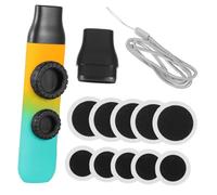 TOGEVAL Kazoo Doble Orificio Ajuste De Tono, Color Degradado Azul y Naranja, Instrumento Musical Portátil Para Adultos y Niños, Compañero Adecuado Para Guitarra y Ukelele, Material Seguro y Ligero