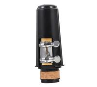 TOGEVAL Kit Boquilla Clarinete Negro con Abrazadera y Tapa Accesorio para Instrumentos de Viento Fácil Instalación Diseño Elegante para Mayor Control y Expresión Musical