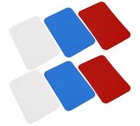 TOGEVAL Kit de Reparación de 6 Parches para Kayak Inflable y Botes de Goma Parches de PVC Impermeables y Flexibles en y para Reparaciones Resistentes en Embarcaciones Hinchables y