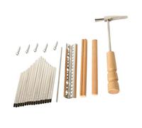 TOGEVAL Kit de Repuesto para Kalimba Teclas Metálicas Duraderas y Elásticas para Piano de Pulgar Accesorios DIY Ergonómicos y Pulidos para Amantes