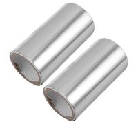 TOGEVAL Láminas de Aluminio para Uñas Gel 2 Rollos 3 Metros Papel Aluminio Fino Quitaesmalte Gel Profesional Manicura Esmalte Permanente Cuidado Uñas