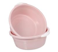 TOGEVAL Lavabos De Plástico Para Baño 2 Unidades Tamaño Medio Base Antideslizante Multifuncional Para Uso Doméstico En Cocina y Baño, Adecuado Para Cuidado Personal y Relajación