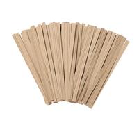 TOGEVAL Lazos Para Bolsas De Fiesta 12 Cm Papel Kraft y Alambre Resistentes Multifunción Ataduras Para Pan Dulces y Manualidades Ideales Para Eventos y Hogar Pack 1000 Piezas