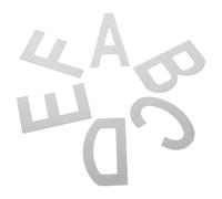 TOGEVAL Letras para Puertas Autoadhesivas de Acero Inoxidable Plateado, 6 Piezas, Resistentes a la Intemperie, para Casas, Hoteles y Oficinas, Letreros del Alfabeto