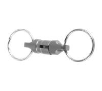 TOGEVAL Llavero de Titanio para Exteriores Liberación Rápida Clip Giratorio Desmontable Compacto y Resistente Organizador Multifuncional Portátil para Coche y Actividades al Aire Libre