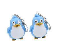 TOGEVAL Llaveros Luminosos Led De Pingüino Para Niños 2 Piezas Decoración Creativa Llavero Diseño Único Divertidos