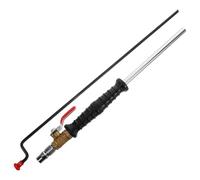 TOGEVAL Mandril de Aire de Inflado Rápido para Neumáticos de Coche, Herramienta Manivela Compacta, Conector para Válvulas de Ruedas, Accesorio Resistente de Aleación de Zinc para Inflador