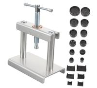 TOGEVAL Máquina Tapadora para Relojes De Kit De Herramientas para Reparación De Relojes Prensa De Reloj para Cambiar La Batería La Caja del Reloj
