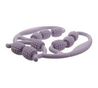 TOGEVAL Masajeador Circular con Pinza para Piernas y Pantorrillas Rodillo de 9 Ruedas Morado Compacto y Portátil para Relajación Muscular y Alivio de Fatiga en Casa Oficina y Viaje