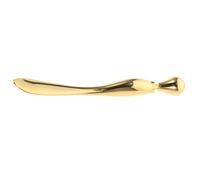 TOGEVAL Masajeador Herramienta Simple y Delicada de Ojos de Aleación de Zinc Dorado que Promueve la Circulación Sanguínea para Crema Facial para Mujeres en Maquillaje
