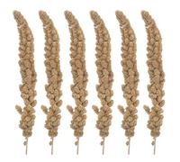 TOGEVAL Millet para Periquitos y Loros Snack Natural con Espiga para Aves Golosina Nutritiva para Cacatúas Periquitos Jilgueros y Hámsteres Alimento Saludable para Mascotas Pequeñas