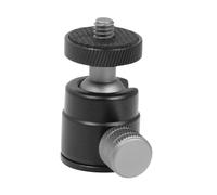 TOGEVAL Mini Cabezal de Bola de Aluminio para Trípode con Adaptador de Cámara Tornillo Rotación Accesorio Versátil para Montaje y Proyección Portátil