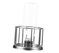 TOGEVAL Mini Cuenco de Agua y Alimento para Tortugas y Reptiles Antigoteo de Acero Inoxidable Resistente para Terrarios Pequeños Comedero y Bebedero Duradero para Tortugas y