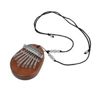 TOGEVAL Mini Kalimba de Teclas Piano de Pulgar Portátil con Colgante Instrumento Musical Compacto para Amantes Música para Viaje y Diario