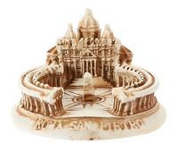 TOGEVAL Mini Modelo Arquitectónico de Resina San Pedro Escultura Decorativa Compacta 1 Pieza para Hogar Oficina y Jardín Objeto Coleccionable de Edificio Clásico Romano