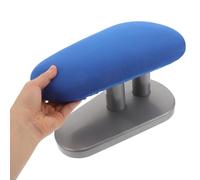 TOGEVAL Mini Tabla de Planchar Pequeña de Sobremesa con Base y Taburete de Plástico Resistente al Calor Acolchada y Estable Adecuado para Planchado Rápido Espacios Reducidos
