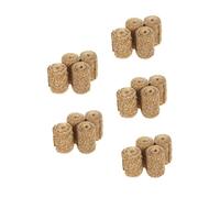 TOGEVAL Miniatura Fardos De Heno Artificiales Cilíndricos Decoración Realista para Casa De Muñecas Jardín Exterior 4 Piezas X 5