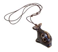 TOGEVAL Ocarina Cerámica Forma Delfín Decorativa Instrumento Musical Portátil Para Principiantes Fácil De Tocar Regalo Para Amantes Música