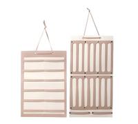 TOGEVAL Organizador de Accesorios Cabello de Fieltro 2 Piezas Gran Capacidad Soporte Colgante para Diademas Lazos y Pulseras Adecuado para Almacenamiento en Pared y Exhibición en