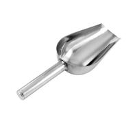 TOGEVAL Pala de Acero Inoxidable para Alimentos Multifuncional para Pienso de Mascotas Harina y Diseño con Mango Aleatorio Duradera y Fácil de Limpiar