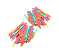TOGEVAL Palitos Geométricos de Plástico para Educación Infantil, 100 Piezas en 5 Medidas (4cm, 5cm, 6cm, 8cm, 9cm), Materiales Manipulativos para Aula y Juegos de Matemáticas Creativos