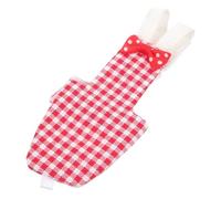 TOGEVAL Pañal Reutilizable para Pájaros Traje de Algodón Tamaño M Rojo para Loros Pequeños y Periquitos, Accesorio Cómodo y Transpirable Adecuado para Mascotas Domésticas