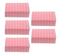TOGEVAL Papel para Permanente de Peluquería Ultrafino y Resistente al Calor, 5 Paquetes de Papeles Rizadores Desechables 11,2 X 6,6 Cm, Envolturas para Rizos Profesionales, Uso en Salón