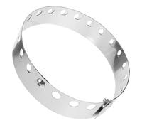 TOGEVAL Parabrisas Portátil de Acero Inoxidable para Estufa de Gas Protector Antiviento de 4 CM de Altura Ligero y Plegable para Camping Barbacoa y Cocina al Aire Libre