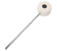TOGEVAL Pedal de Bombo Cabeza de Maza de Fieltro y Acero Inoxidable, Accesorio de Instrumento Cómodo y Fácil de Usar para Batería y Percusión