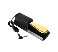 TOGEVAL Pedal de Sostenido para Piano Electrónico Color Dorado Pedal de Aleación Resistente Accesorio Profesional para Teclados y Sintetizadores