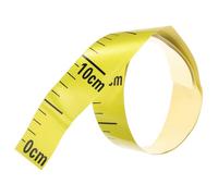 TOGEVAL Pegatina de Escala de Agua Autoadhesiva Reflectante 35 CM X 1 M Material Metálico Resistente Medidor de Nivel para Tanques y Piscinas Herramienta de Medición Precisa para