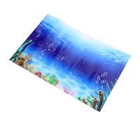 TOGEVAL Pegatina De Fondo para Acuarios De PVC Decoración De Acuario Diseño De Mundo Submarino Fácil De Cortar y Aplicar para Transformar Tu Pecera Un Paisaje Acuático