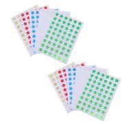 TOGEVAL Pegatinas de Recompensa para Planificador Diario 10 Hojas de Estrellas para Seguimiento de Objetivos y Hábitos Adhesivos Resistentes para Uso Escolar y Gestión de Tareas