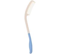 TOGEVAL Peine de Mango Largo Diseño Curvo y Mango Ergonómico para Personas Mayores, Adecuado para Uso en Hospital y Hogar