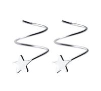 TOGEVAL Pendientes Ligeros y Finos Hipoalergénicos de Estrella de Plata 925 Diseño Elegante y Moderno para Mujer Ideales para Boda y Cita