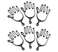 TOGEVAL Perchas para Guantes de Golf 6 Unidades en Plástico Duradero Diseño Compacto para Organizar y Secar Guantes en Torneos y Prácticas