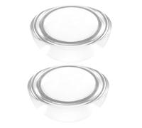 TOGEVAL Pesas de Costura de Cristal 60mm 2 Piezas, Pisapapeles Semiesféricos para Caligrafía y Dibujo, Diseño Liso y Bordes Redondeados, Peso para Sujetar Papel en Oficina y Manualidades