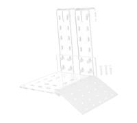 TOGEVAL Plataforma de Tortuga de Acrílico Resistente para Terrarios Terraza Montada Pared para Descanso y de Sol de Reptiles Decoración Realista para Acuarios y Hábitats Semiacuáticos