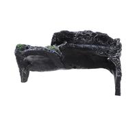 TOGEVAL Plataforma Flotante para Tortugas Acuáticas Pequeña de Resina Rampa Antideslizante y Refugio Oculto Muelle para Tomar el Sol Acuario Adecuado para Tortugas y Reptiles