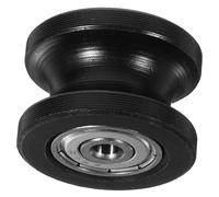 TOGEVAL Polea de Cojinete Ranura Tipo U Rueda Ranurada para Puerta Corrediza Rodillo de Polea Deslizante para Armarios