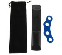 TOGEVAL Práctica para Guitarra Portátil con Expansor de Dedos Azul Mediano y Guitarra de Bolsillo de Trastes Herramienta para Principiantes que Mejora Fuerza Flexibilidad y Técnica Acordes