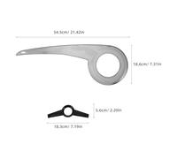 TOGEVAL Protector de Cadena para Bicicleta de Montaña 38-40 Dientes Funda Protectora de Plástico Transparente Negra Cubierta para Piñón Montaje Rápido Estabilizador de Cadena